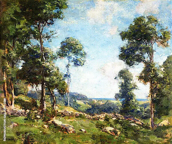 Forest Landscape By Charles Harold Davis