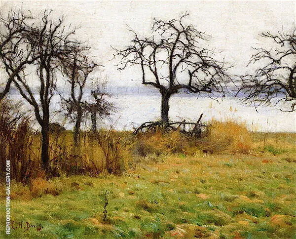 Grey Day Early Winter By Charles Harold Davis