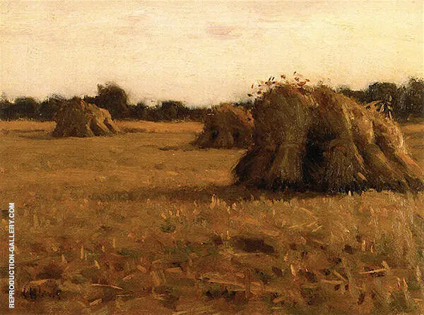 Haystacks France By Charles Harold Davis