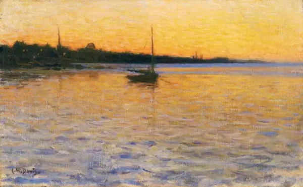 Twilight on The Water By Charles Harold Davis