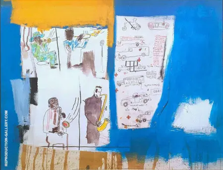 Worthy Constitutents By Jean-Michel-Basquiat