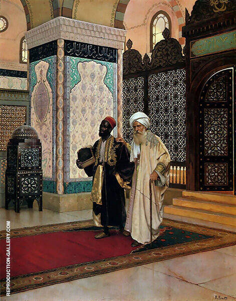 After Prayer by Rudolf Ernst | Oil Painting Reproduction