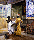 A Moor Robing After The Bath By Rudolf Ernst
