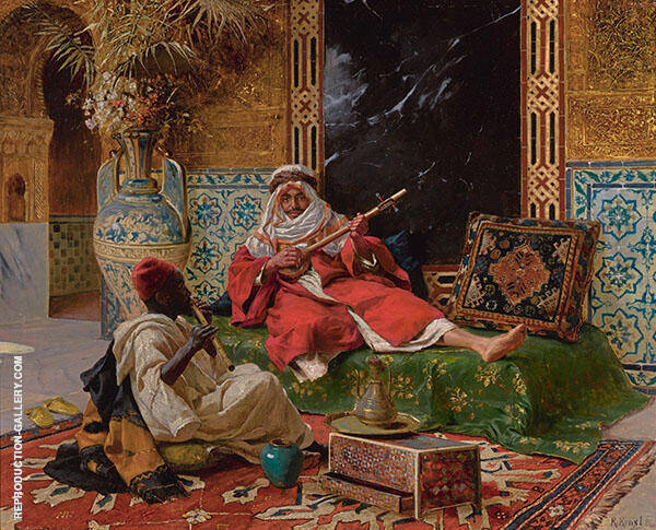 The Musicians by Rudolf Ernst | Oil Painting Reproduction