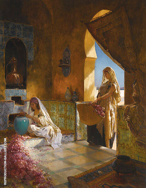 The Perfume Makers by Rudolf Ernst | Oil Painting Reproduction