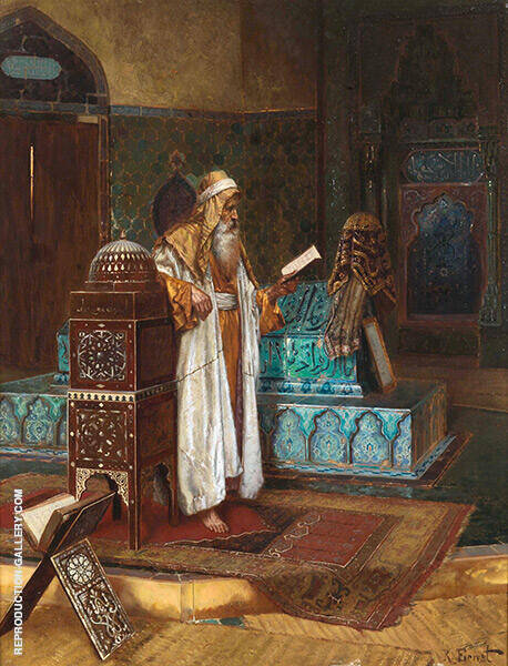 The Tomb of Sultan Mehmed by Rudolf Ernst | Oil Painting Reproduction