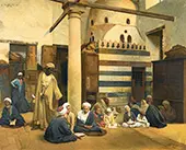 In The Madrasa c1900 By Ludwig Deutsch