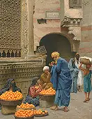 The Orange Seller By Ludwig Deutsch