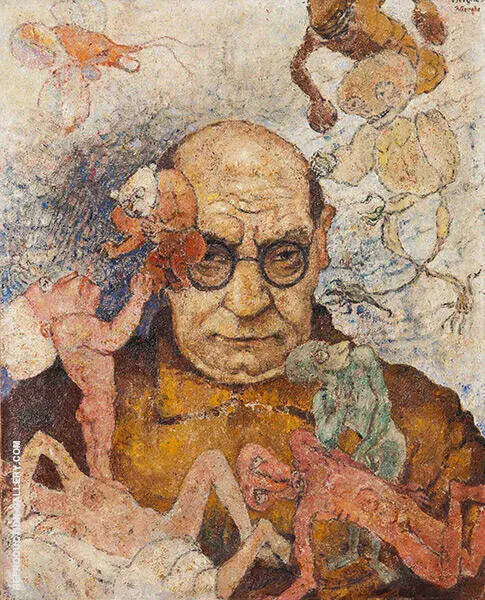 Self Portrait By Frits Van Den Berghe