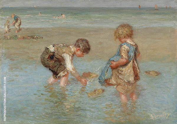 A Day at The Beach | Oil Painting Reproduction