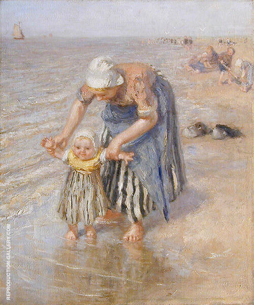 First Steps by Bernardus Johannes Blommers | Oil Painting Reproduction