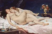 The Sleepers, Le Sommeil, 1886 By Gustave Courbet