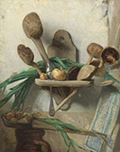 Still Life with Wooden Spoon 1900 By August Allebe