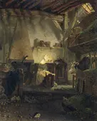 Well Guarded Child 1867 By August Allebe