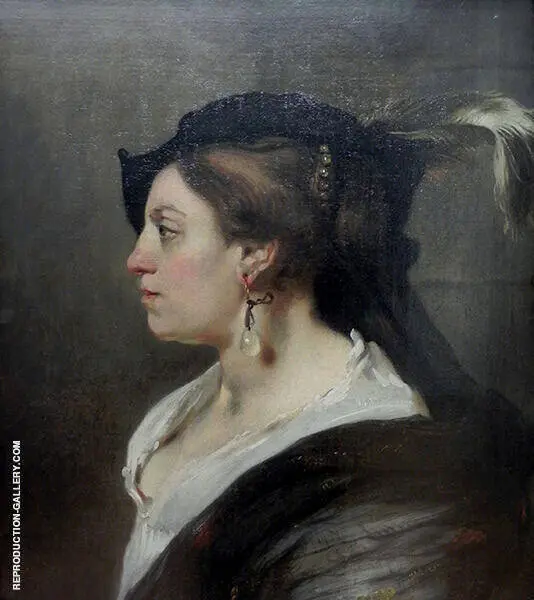 Portrait of a Lady By Carel Fabritius