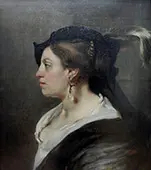 Portrait of a Lady By Carel Fabritius