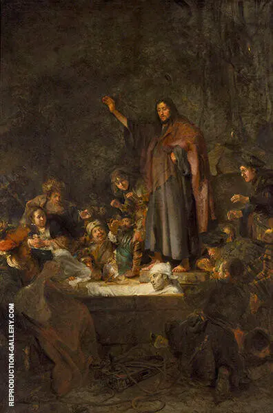 The Raising of Lazarus By Carel Fabritius