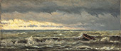 Lifeboats in The Surf By Hendrik Willem Mesdag