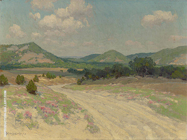 Adobe Road & Wild Quinine Williams Ranch Medina | Oil Painting Reproduction