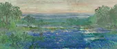 A Field of Blue Bonnets San Antonio Texas 1921 By Julian Onderdonk