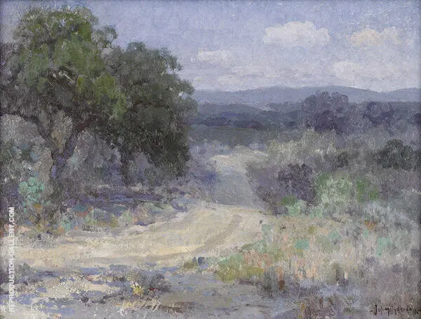 A Path Through The Texas Hill Country By Julian Onderdonk