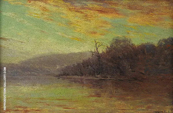 Autumn Sunset 1908 By Julian Onderdonk