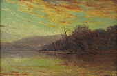 Autumn Sunset 1908 By Julian Onderdonk