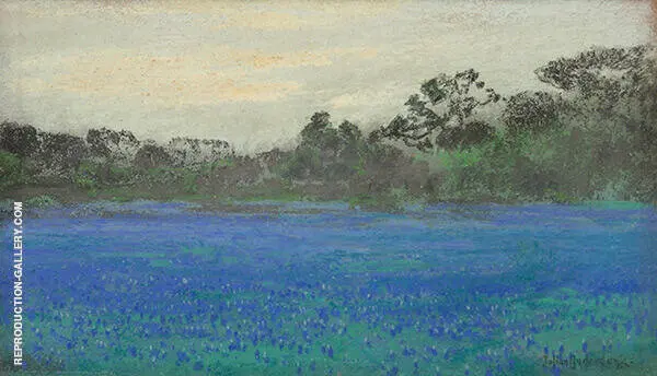 Bluebonnet Field 1921 By Julian Onderdonk