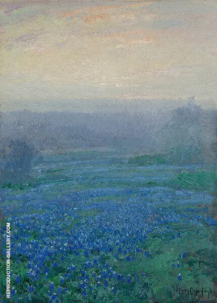 Bluebonnets at Sunrise By Julian Onderdonk