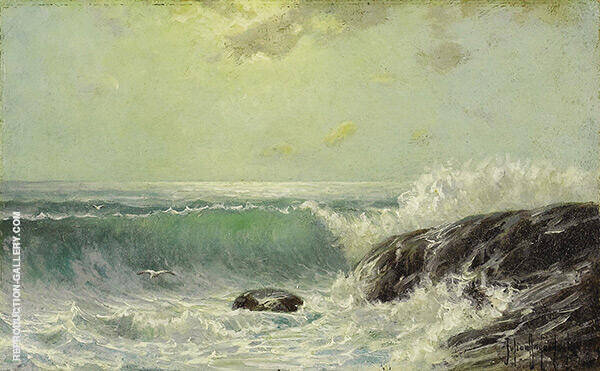 Crashing Surf by Julian Onderdonk | Oil Painting Reproduction