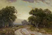 Evening near Jackson Southwest Texas By Julian Onderdonk