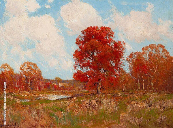 Fall Landscape by Julian Onderdonk | Oil Painting Reproduction