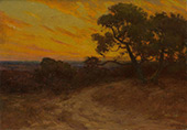 Golden Sunset Southwest Texas By Julian Onderdonk