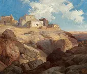 A Bit of Acoma New Mexico 1911 By Thomas Moran