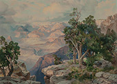 Grand Canyon Hermit Rim 1912 By Thomas Moran