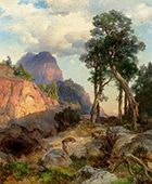 Mountain Lion in Grand Canyon Lair of The Mountain Lion 1914 By Thomas Moran