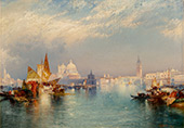 Venetian Scene 1894 By Thomas Moran