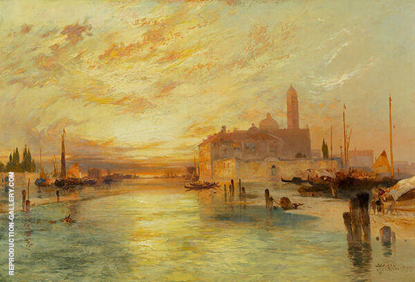 Venice by Thomas Moran | Oil Painting Reproduction