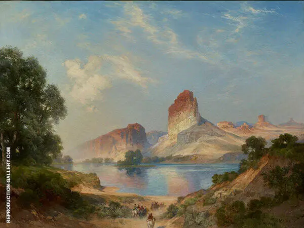 An Indian Paradise Green River Wyoming By Thomas Moran