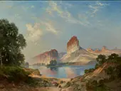 An Indian Paradise Green River Wyoming By Thomas Moran