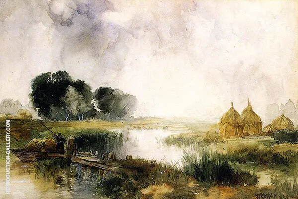 A Showery Day Long Island By Thomas Moran