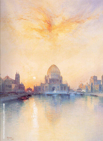 Chicago World's Fair by Thomas Moran | Oil Painting Reproduction