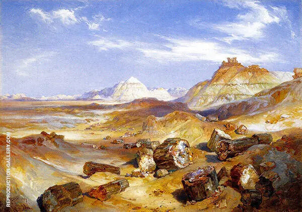 Petrified Forest By Thomas Moran