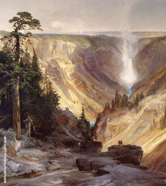 The Grand Canyon of The Yellowstone 1872 | Oil Painting Reproduction