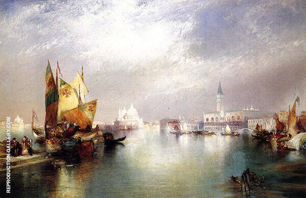 The Splendor of Venice by Thomas Moran | Oil Painting Reproduction