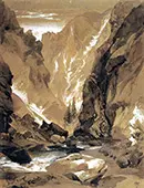 Toltec Gorge Colorado By Thomas Moran