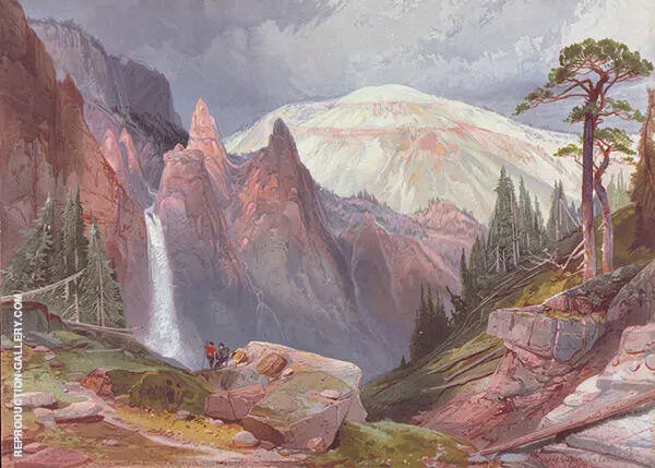 Tower Falls and Sulpher Monutain 1874 By Thomas Moran