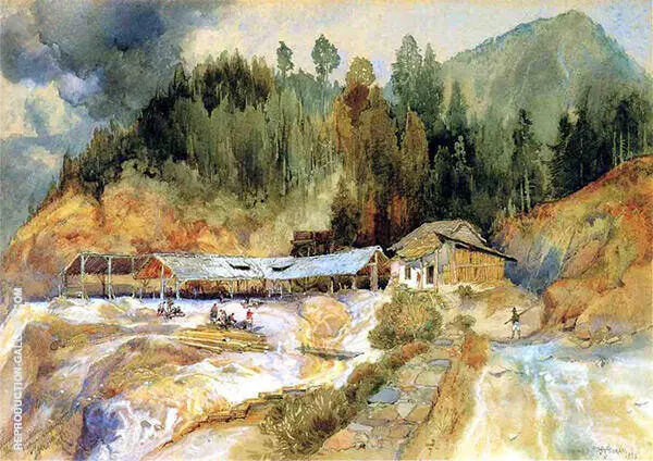 Trojes Mine By Thomas Moran