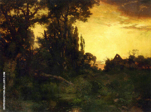 Twilight by Thomas Moran | Oil Painting Reproduction