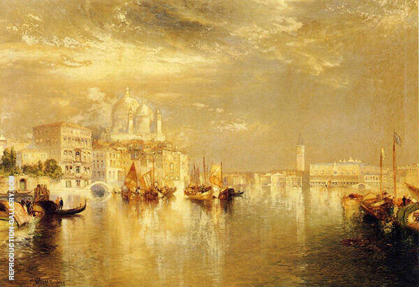 Venetian Scene 2 by Thomas Moran | Oil Painting Reproduction